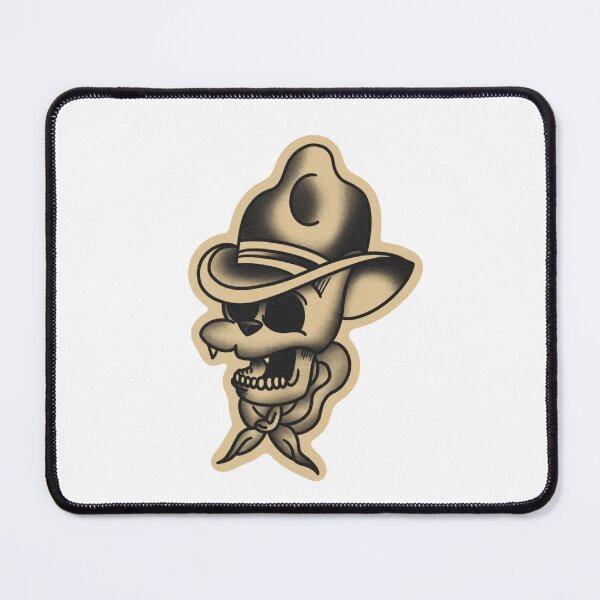 Item preview, Scratchy Cowboy Sticker  designed and sold by TMJ Design Co.
