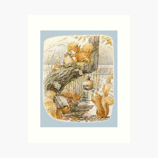 Item preview, Squirrel Nutkin - Beatrix Potter designed and sold by forgottenbeauty.
