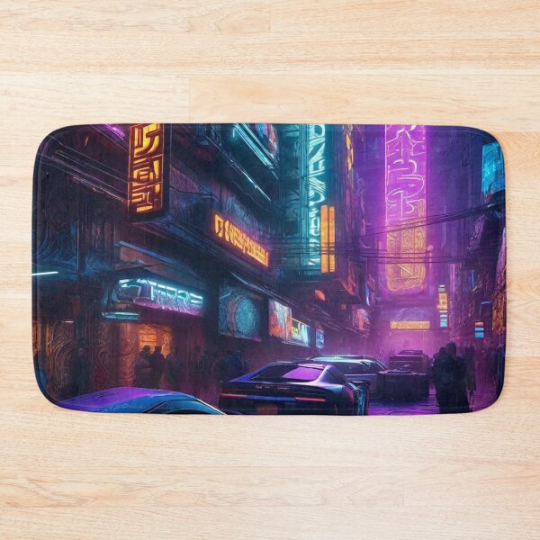 Item preview, Night Scene - Cyber City Scene designed and sold by Delerat7.