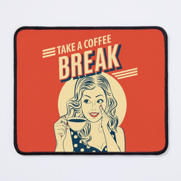 Item preview, Take A Coffee Break Retro Vintage Pin Up Girl designed and sold by dk-design85.