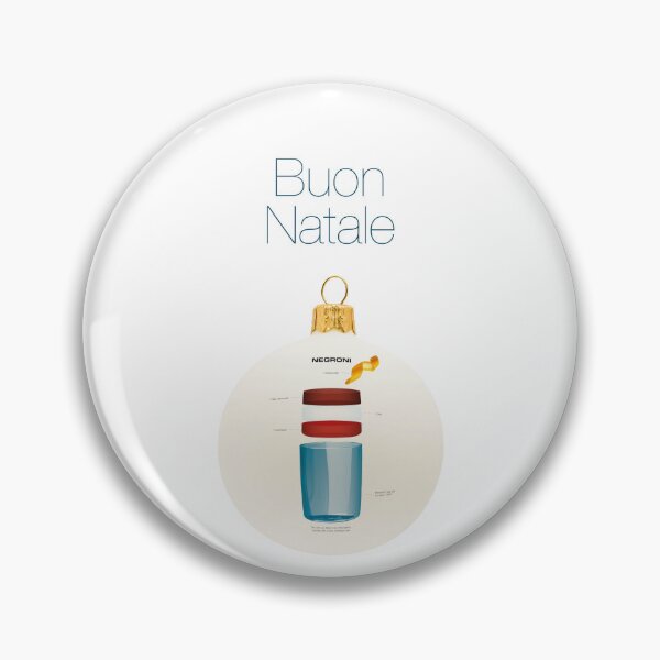 Item preview, Buon Natale. Christmas bauble with a Negroni recipe. designed and sold by MadeClose.