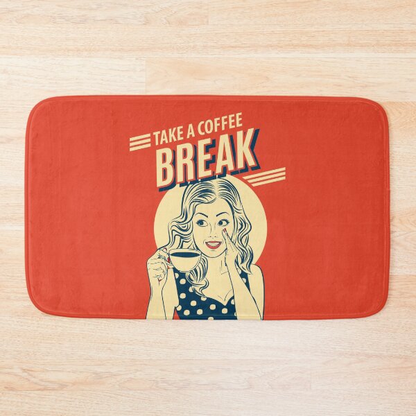 Item preview, Take A Coffee Break Retro Vintage Pin Up Girl designed and sold by dk-design85.