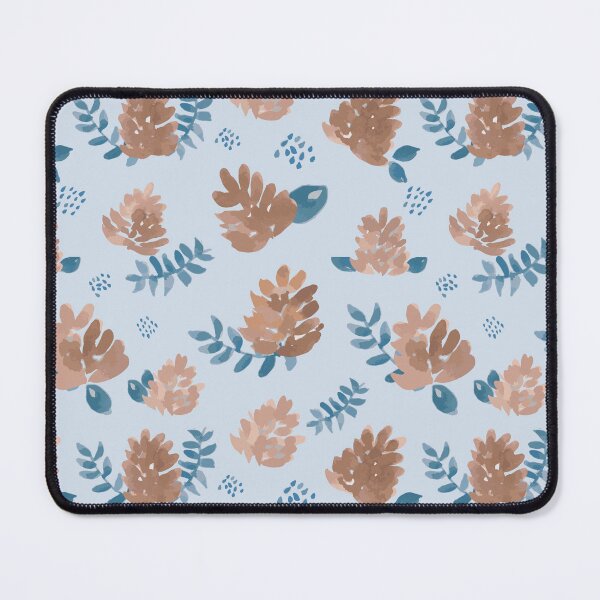 Item preview, Pinecones Blue Watercolor designed and sold by eloulamb.