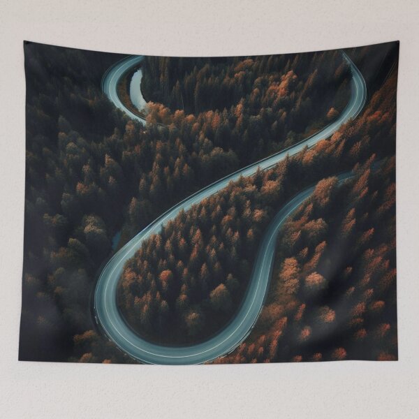 Item preview, Abstract forest road designed and sold by tipitoes.