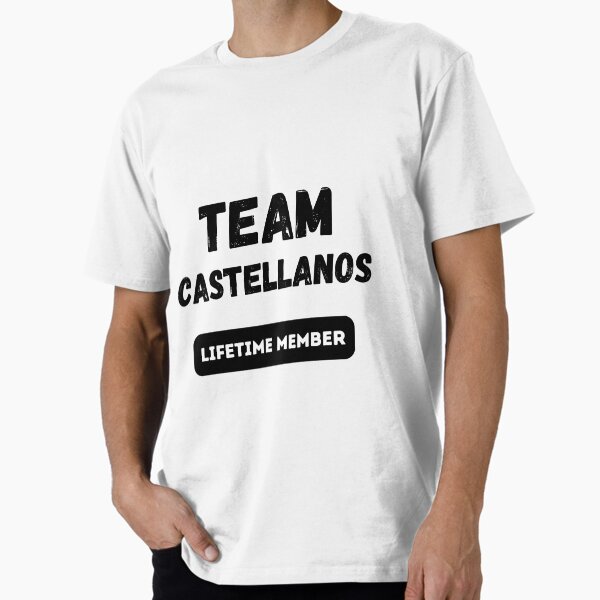 Vista previa del artículo con la obra «Regalo familiar de miembro vitalicio del equipo CASTELLANOS», diseñado y vendido por IssaraStudio.
