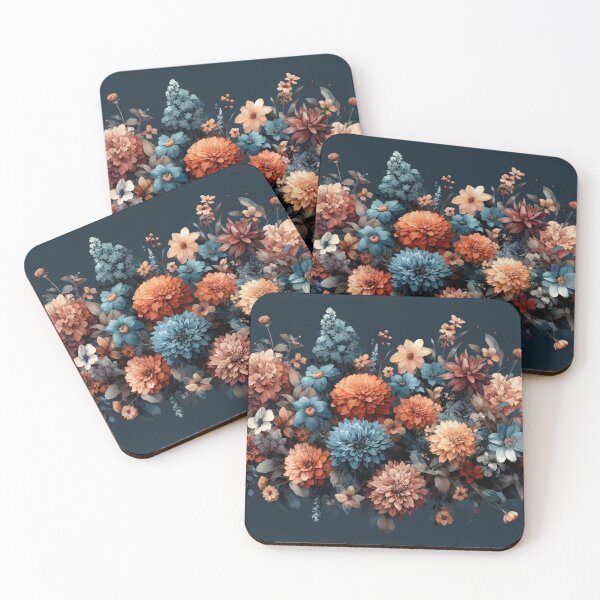 Artikelvorschau, Blue Floral Design entworfen und verkauft von tipitoes.