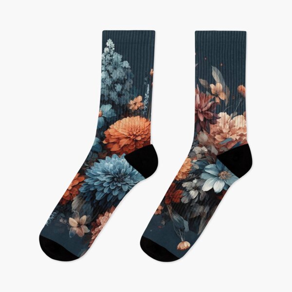 Artikelvorschau, Blue Floral Design entworfen und verkauft von tipitoes.
