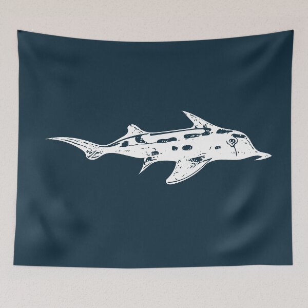 Item preview, Australian Ghostshark Elephant Shark White Design  designed and sold by designsasstultd.