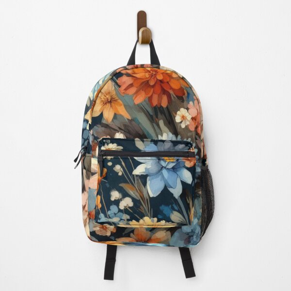 Artikelvorschau, Blue Floral Watercolor Art entworfen und verkauft von tipitoes.