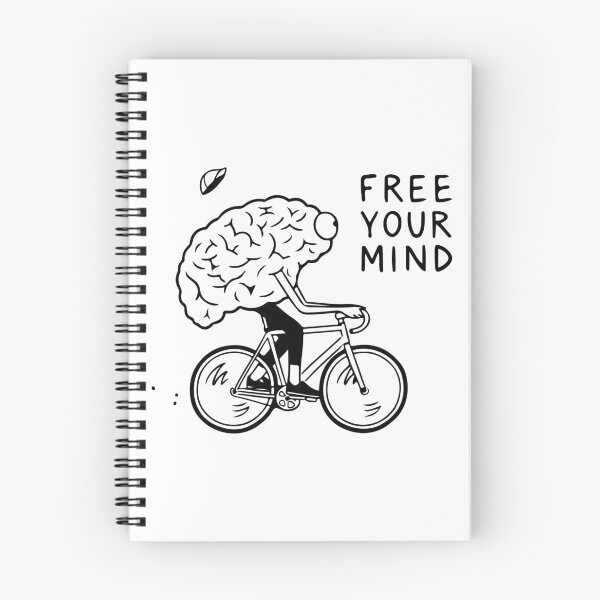 Item preview, Free your mind funny brain designed and sold by InkStation24.