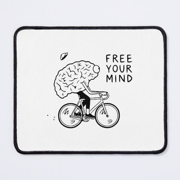 Item preview, Free your mind funny brain designed and sold by InkStation24.