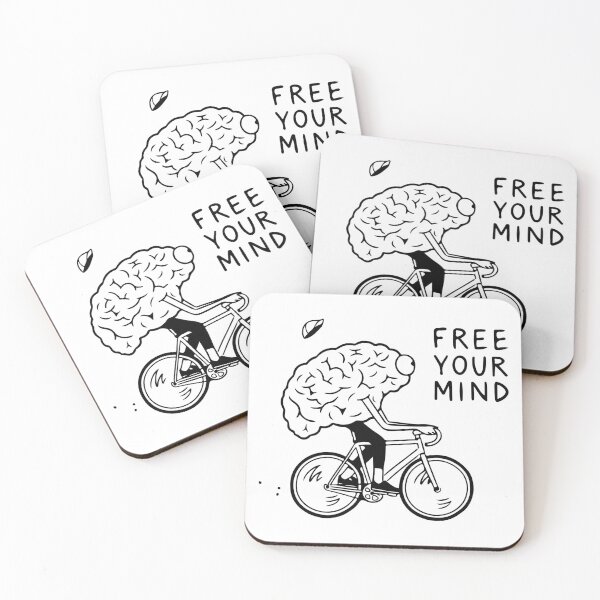 Item preview, Free your mind funny brain designed and sold by InkStation24.
