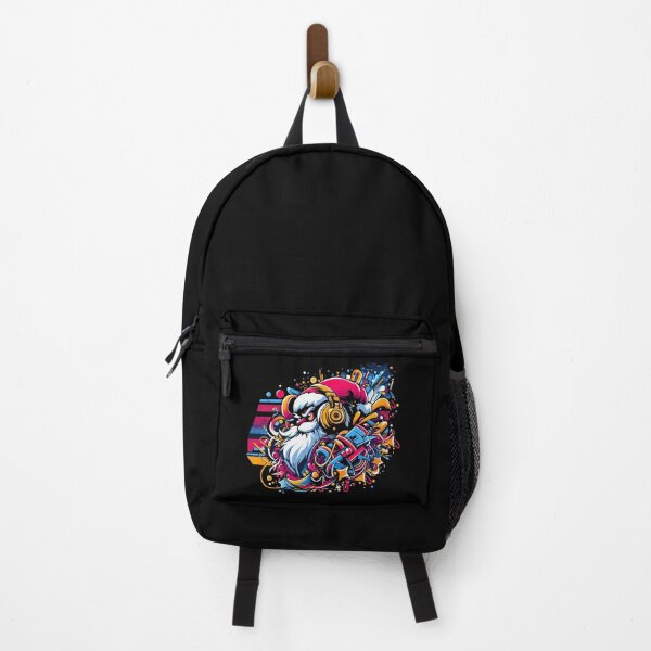 Item preview, Santa Claus with headphones on his ears listening to music. designed and sold by Lukasz Kobylka.
