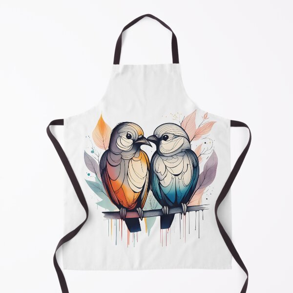 Item preview, Bird couple watercolor style designed and sold by studiohorizon.