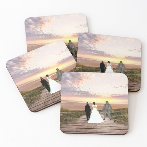 Item preview, Sasquatch Officiates a Wedding designed and sold by Surreallytee.