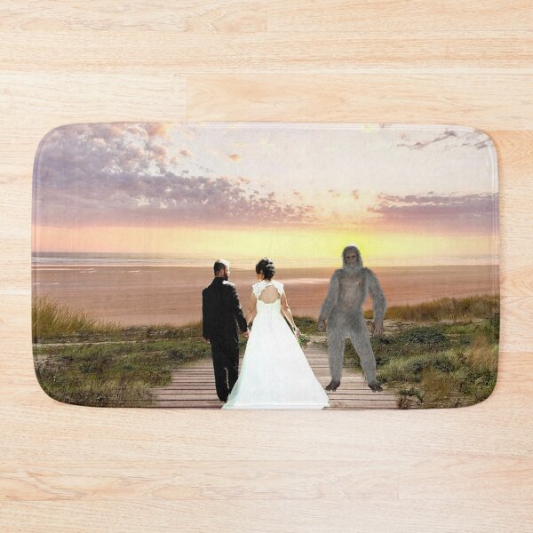 Item preview, Sasquatch Officiates a Wedding designed and sold by Surreallytee.