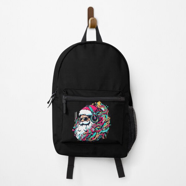 Item preview, Santa Claus with headphones on his ears listening to music. designed and sold by Lukasz Kobylka.