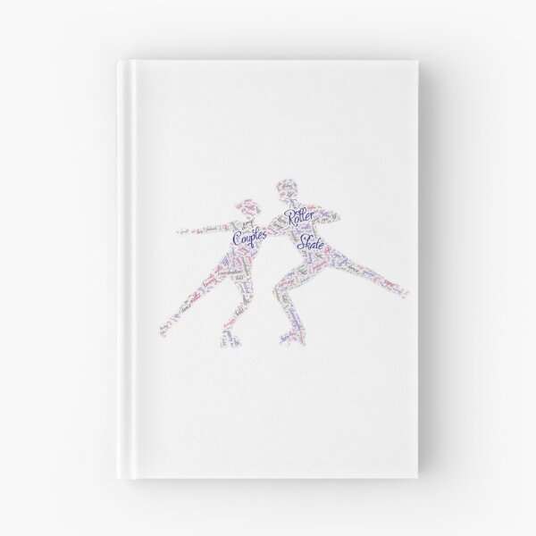 Item preview, Couples Roller Skating for Lighter Backgrounds designed and sold by WordsYouLove.