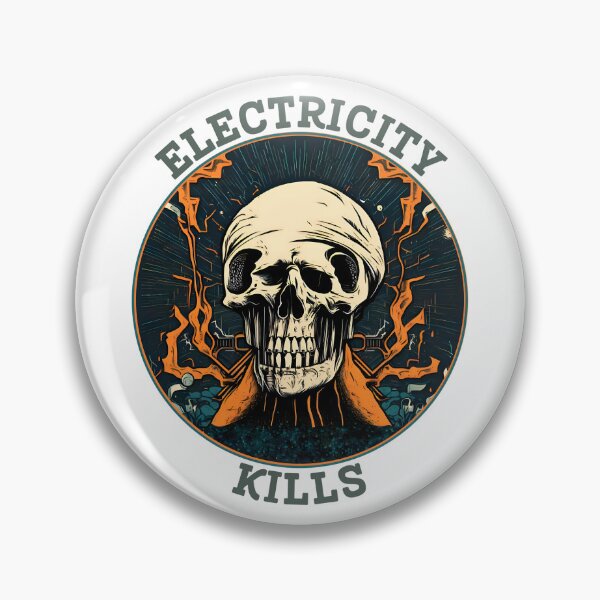 Item preview, Electricity kills warning designed and sold by signenordic.