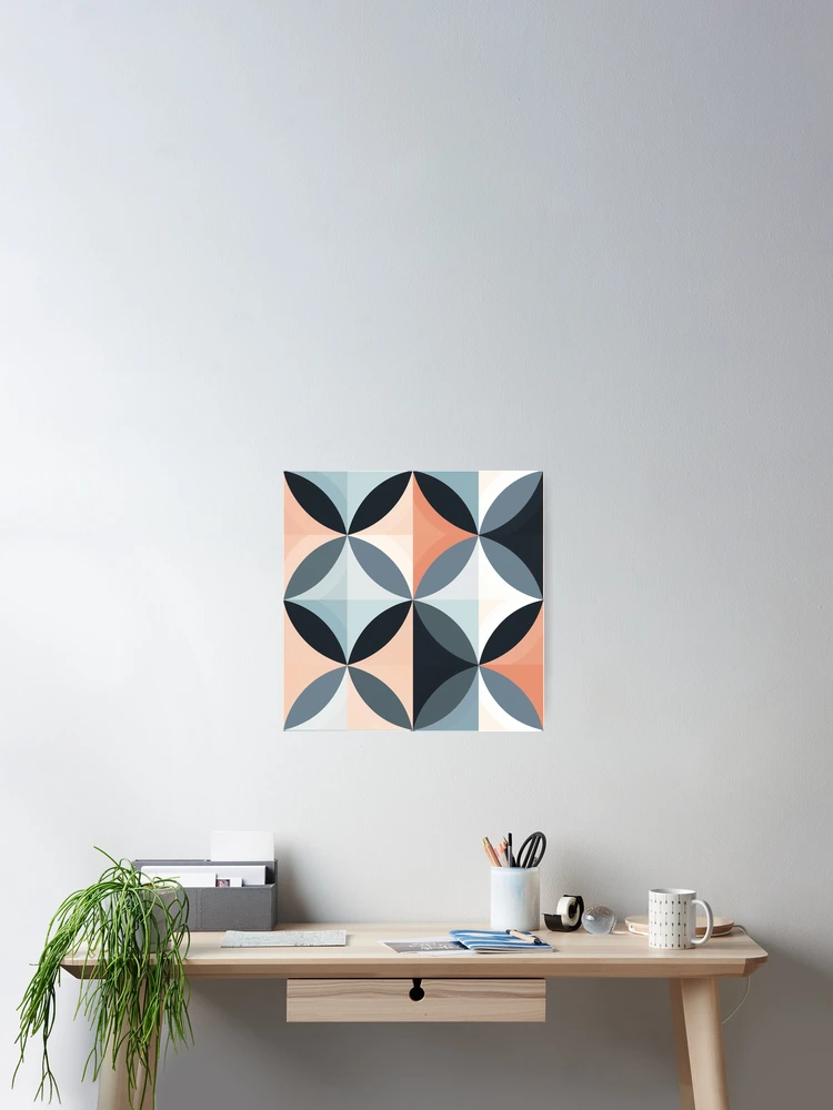 Thumbnail 2 of 3, Poster, Inlay Style Pattern designed and sold by SideSignal.