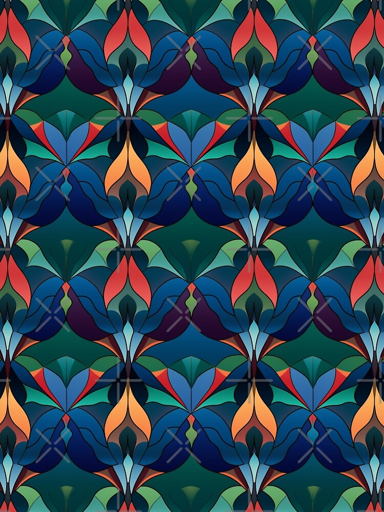 Thumbnail 5 of 5, A-Line Dress, Inlay Style Pattern designed and sold by SideSignal.