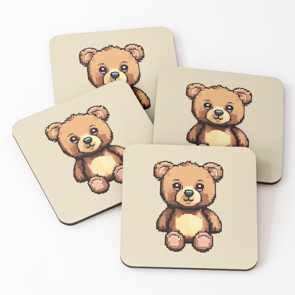 Item preview, Teddy bear pixel style designed and sold by Andrey-Myagkov.
