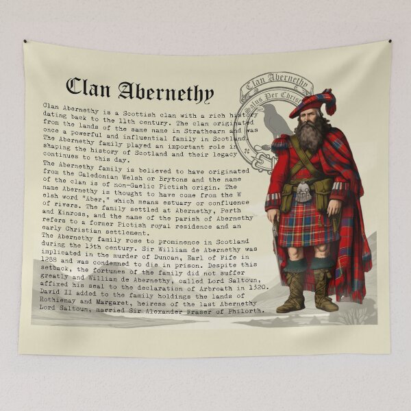 Item preview, Clan Abernethy Scottish History  designed and sold by BagTown Clans.