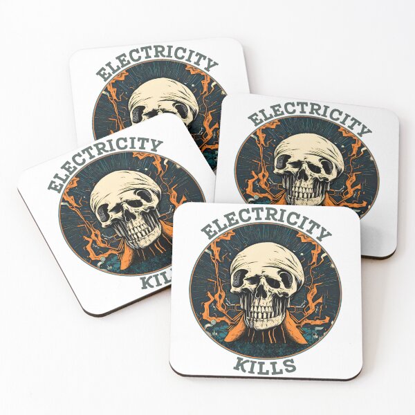 Item preview, Electricity kills warning designed and sold by signenordic.
