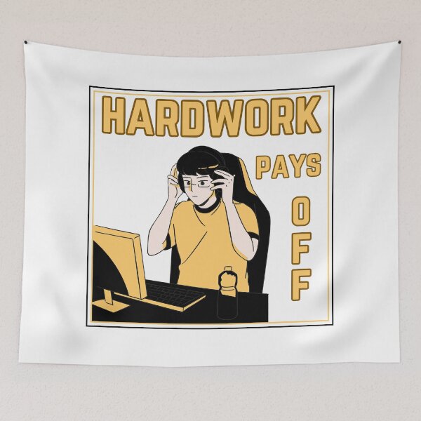 Item preview, Hard Work Pays Off designed and sold by Old-Orge.