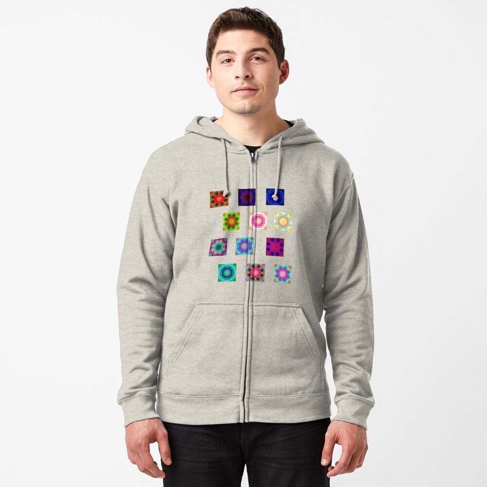 Aperçu de l'œuvre Veste zippée à capuche créée et vendue par KPWU.