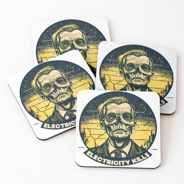 Item preview, Electricity kills warning designed and sold by signenordic.