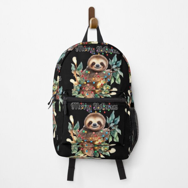 Item preview, Merry Slothmas,Christmas Sloth with Christmas Lights designed and sold by BotunPeony.