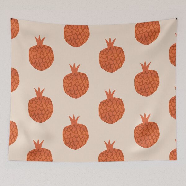 Item preview, Pomegranate in orange beige 01 designed and sold by Miss-Belle.