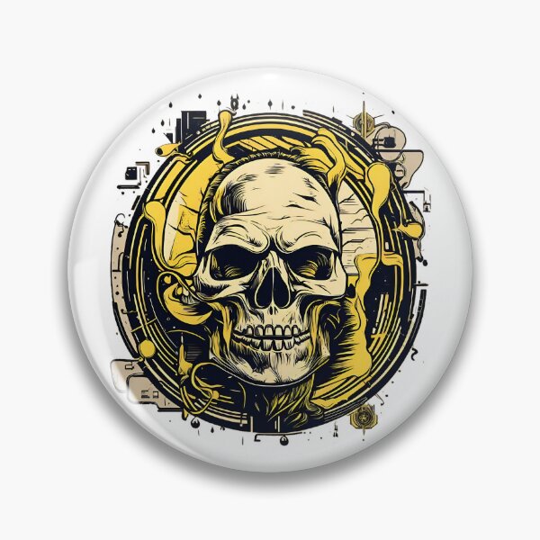 Item preview, Electricity kills skull designed and sold by signenordic.