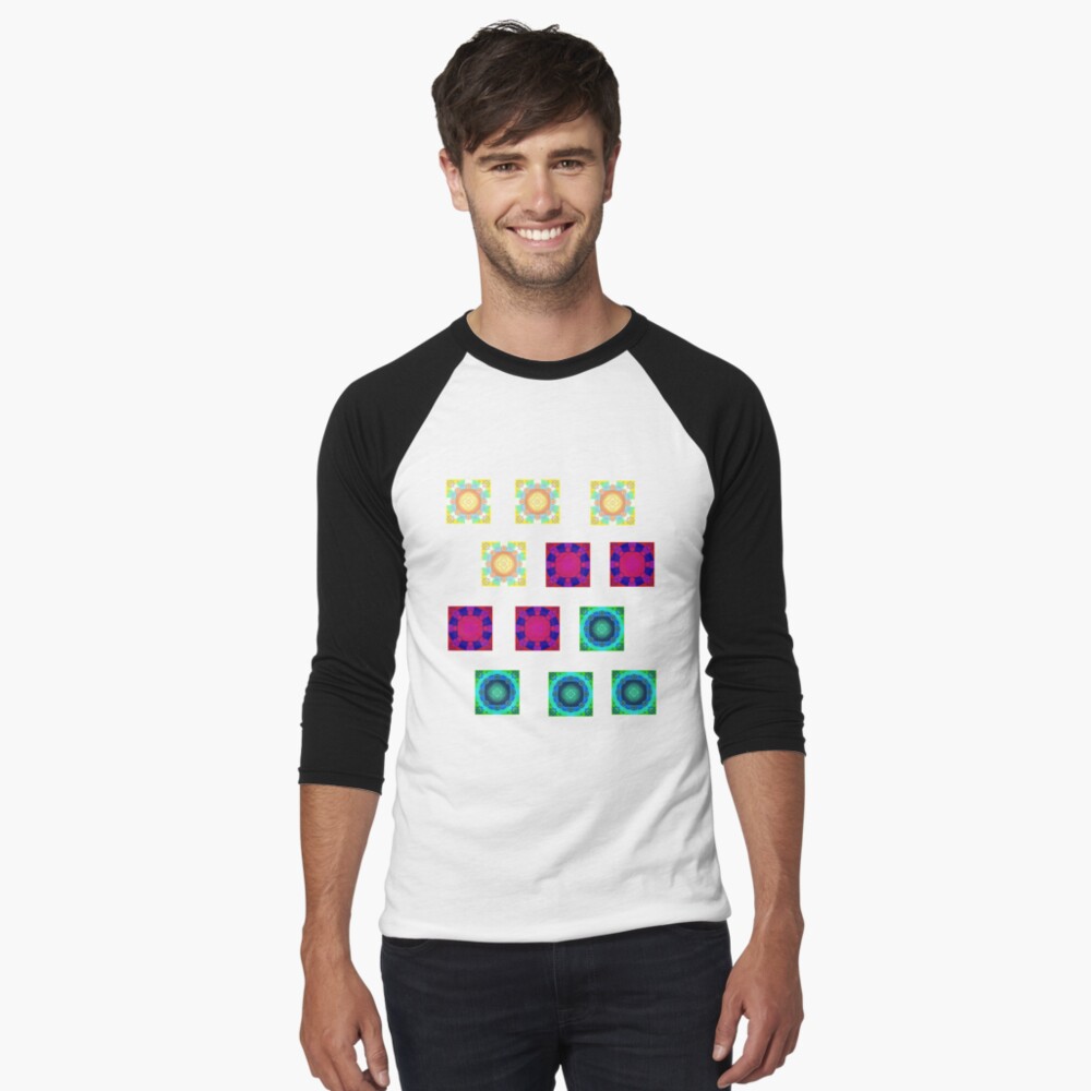 Aperçu de l'œuvre T-shirt baseball manches ¾ créée et vendue par KPWU.