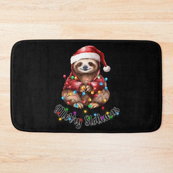 Item preview, Merry Slothmas,Christmas Sloth with Christmas Lights designed and sold by BotunPeony.