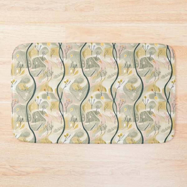Item preview, Greige and pink wallpaper with geometric shapes 2 - 1950's House Wallpaper - Classic designed and sold by Paul-05.