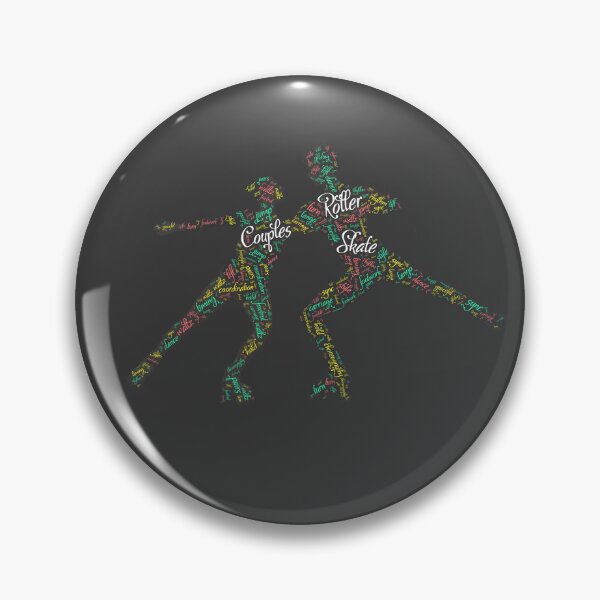 Item preview, Couples Roller Skating for Darker Backgrounds designed and sold by WordsYouLove.