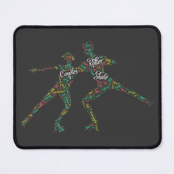Item preview, Couples Roller Skating for Darker Backgrounds designed and sold by WordsYouLove.