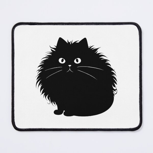 Item preview,   Black cat fluff around and find out funny designed and sold by medbouk1.