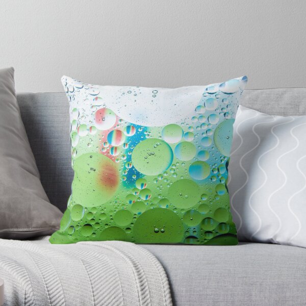 Multiverse - Lime Throw Pillow
