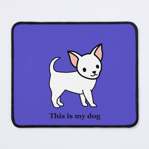 Item preview, white chihuahua designed and sold by VarPlace.