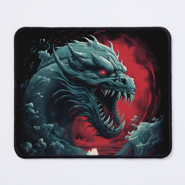 Item preview, Japanese dragon in the water designed and sold by unknown-places.