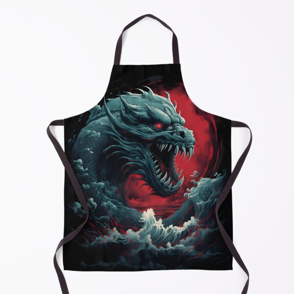Item preview, Japanese dragon in the water designed and sold by unknown-places.