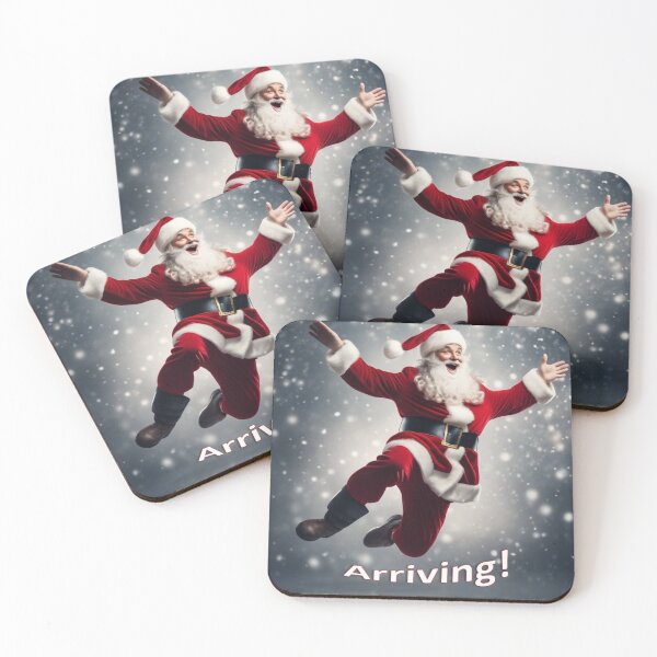 Item preview, Arriving! Santa Claus arrives to us in wafers of snow designed and sold by JaroDesign2023.