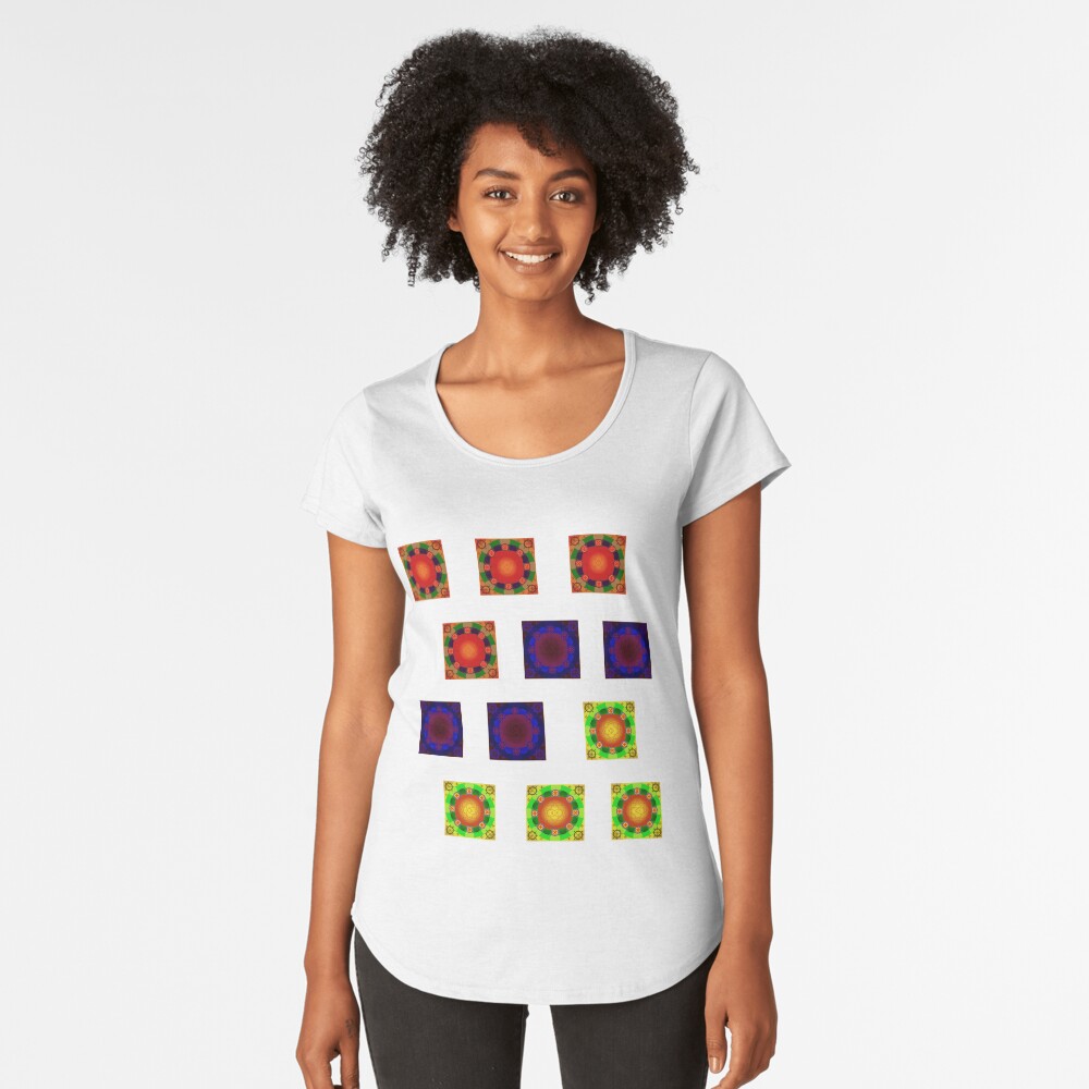 Aperçu de l'œuvre T-shirt premium échancré créée et vendue par KPWU.