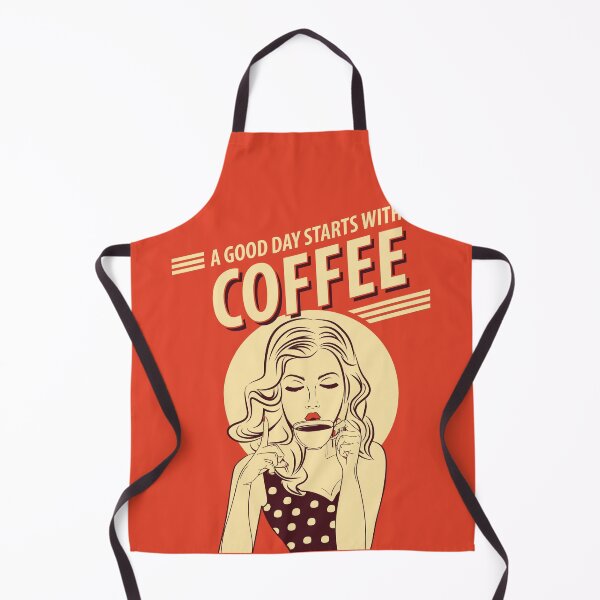 Item preview, Good Day Starts with Coffee. Retro Vintage Girl designed and sold by dk-design85.