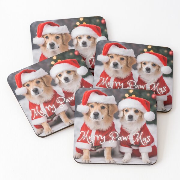 Item preview, Cute Santa Pupies On Holiday Season designed and sold by Max & Jacob Publishing.