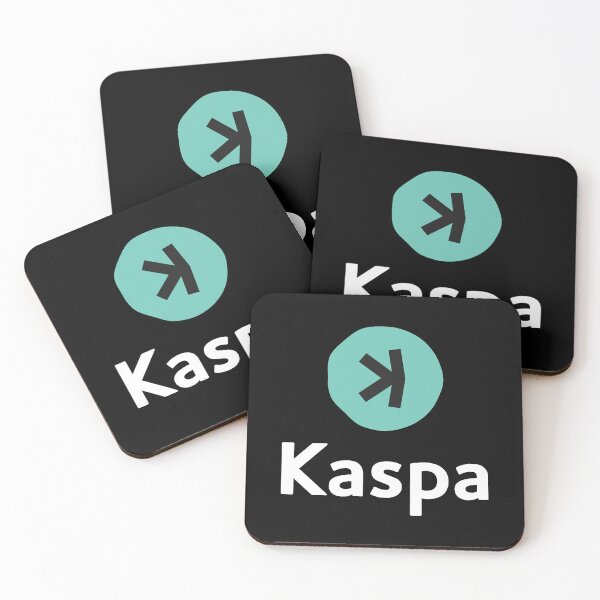 Item preview, Kaspa KAS Crypto Altcoin - Clean Stacked Green Logo designed and sold by CryptoMoods.
