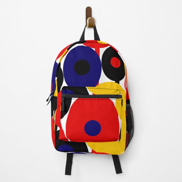Item preview, Iconic Art Nouveau Abstract Geometric Floral Pattern in Primary Colors designed and sold by Deutschic.